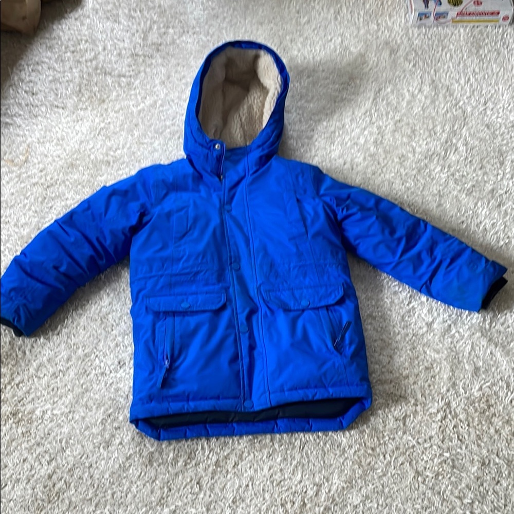 Lands' End Kids Blue Puffer Jacket